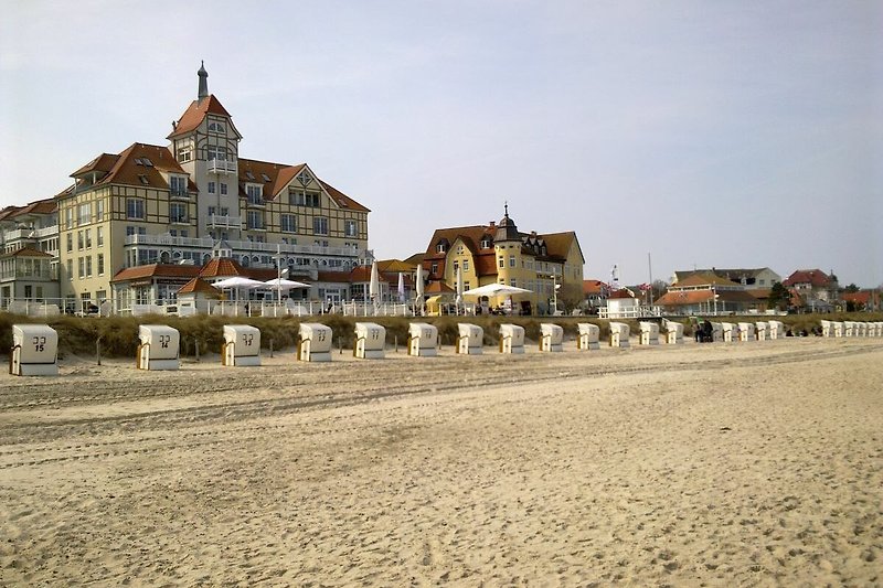 Blick auf die Strandpromenade, welche über 3,5 km verfügt