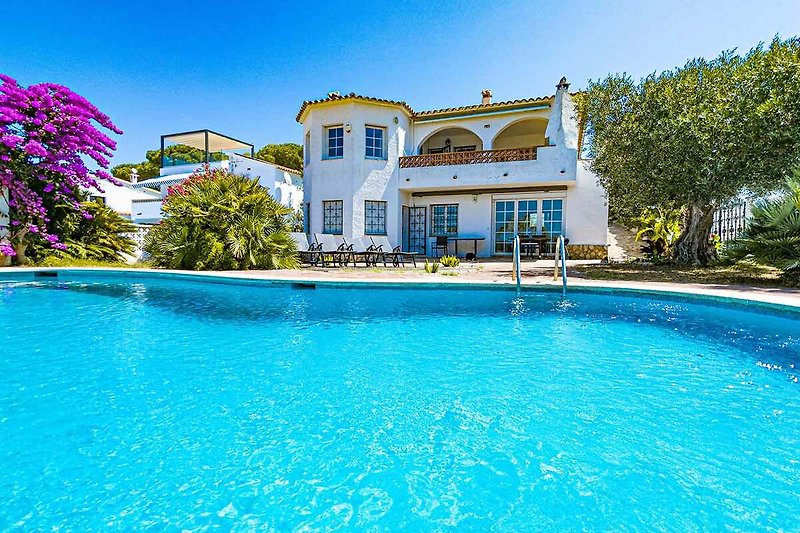Magnifique villa avec piscine, vue panoramique mer et montagne. Paradis tropical pour des vacances relaxantes.