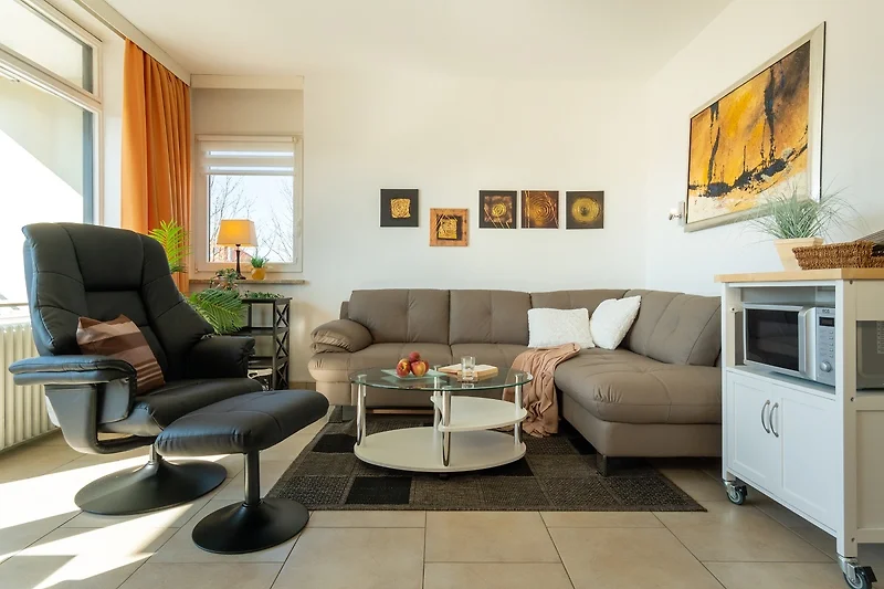 gemütliche Sitzgruppe ...