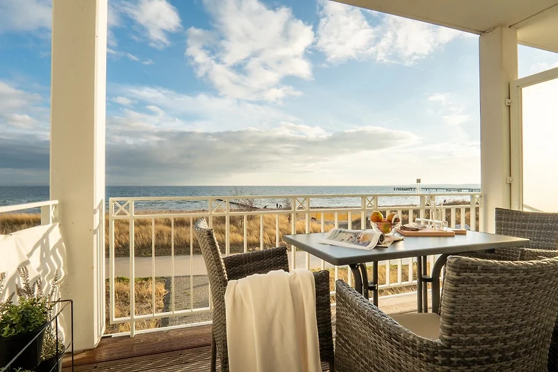 gemütlicher Balkon in ...