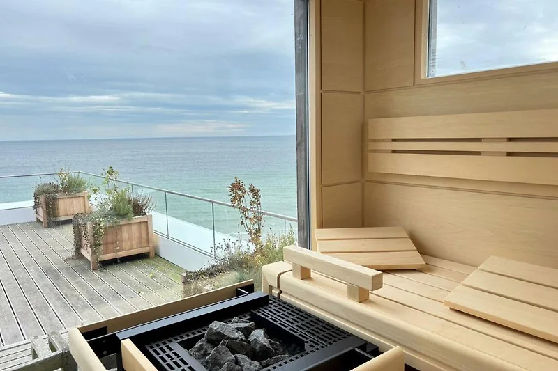 Aussensauna auf der Dachterrasse