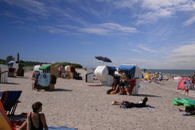 Der Behrensdorfer Strand ist nur ca. 850 m entfernt. Strandurlaub mit Sonne, Sand und Meer.