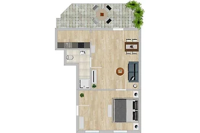 apartman za odmor Obiteljski odmor Burg auf Fehmarn