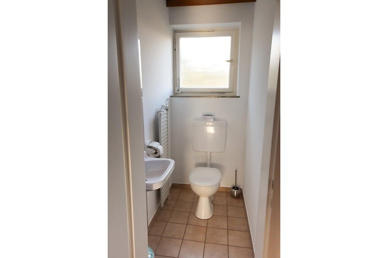 Toilette im Wohnbereich - zweite Toilette steht im unteren Bereich zur Verfügung