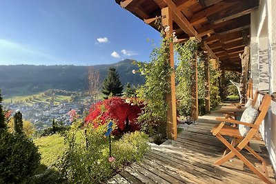 "Panorama Chalet Sonnberg" Gartensauna, Dachterrasse Balkon