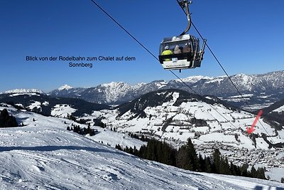 "Panorama Chalet Sonnberg" Gartensauna, Dachterrasse Balkon