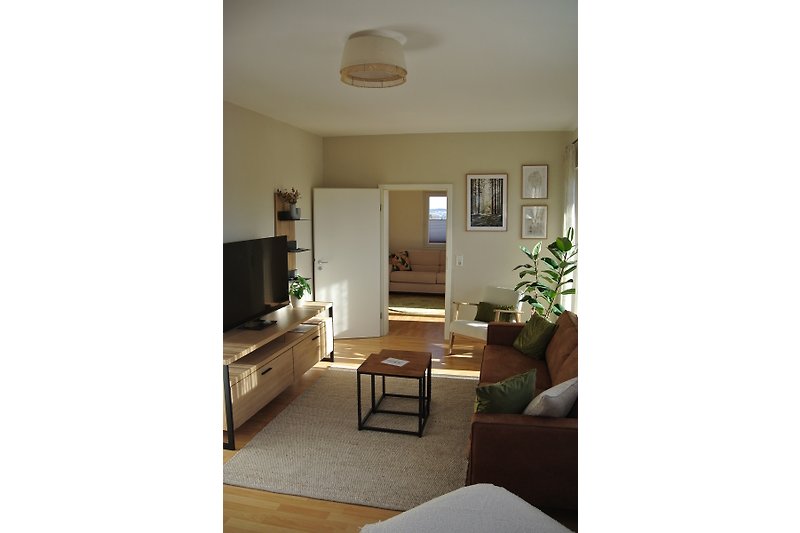 Gemütliches Wohnzimmer mit Wlan und Smart TV