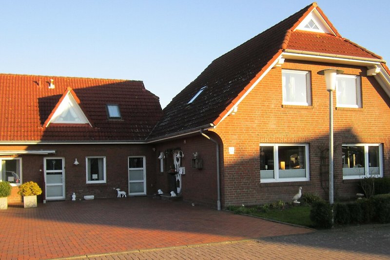 Haus in ruhiger Sackgassenlage.Parterre Ferienwohnung.