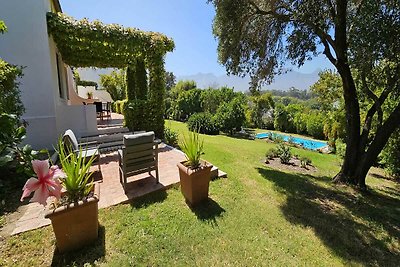 Self catering Thatch House with private pool in Somerset West, Cape Town