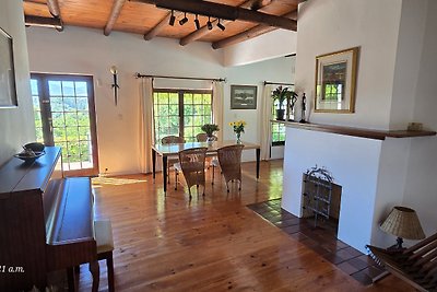 Self catering Thatch House with private pool in Somerset West, Cape Town