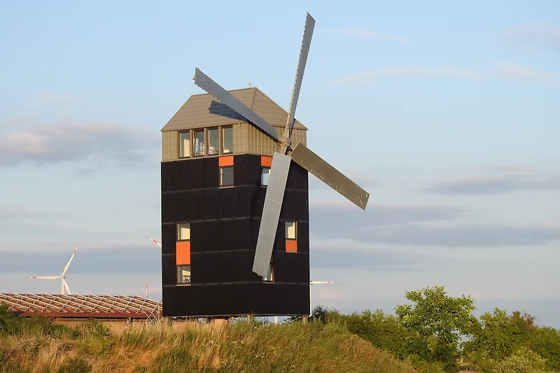 Deutschlands neuste Windmühle, gebaut 2020 bis 2023