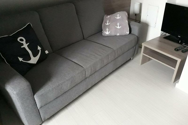 Sofa und TV Schlafzimmer 1