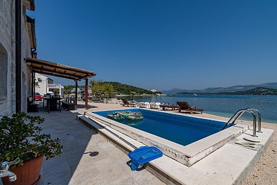 Beachfront Villa Olive Mill with a private...