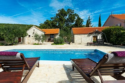 Stone country House Irena with pool on a larg...