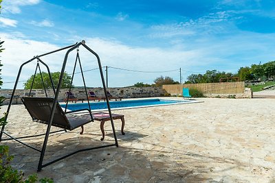 Stone country House Irena with pool on a larg...