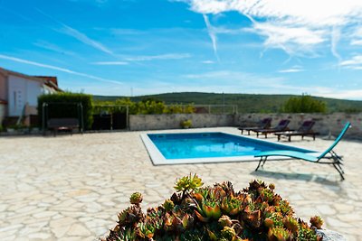 Stone country House Irena with pool on a larg...