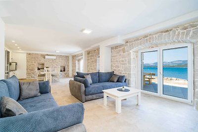 Beachfront Villa Olive Mill with a private...