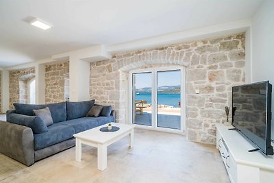 Beachfront Villa Olive Mill with a private...