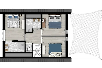 Ferienhaus 6 Personen Komfort