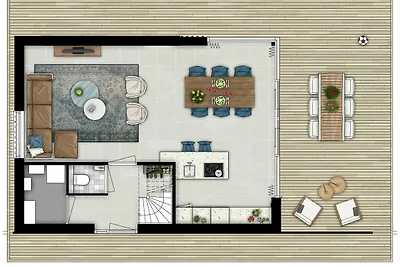 Ferienhaus 6 Personen Komfort