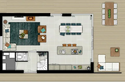 Ferienhaus 8 Personen Luxus