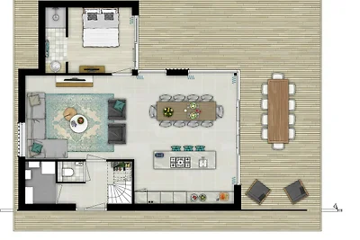 Ferienhaus 10 Personen Komfort