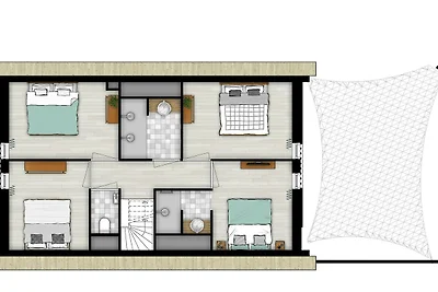 Ferienhaus 8 Personen Luxus