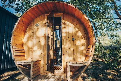 Hill Top Scandi mit Sauna | 4 pers.
