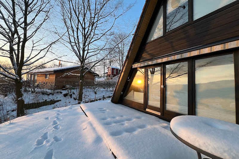 Ferienhaus Casa Nana im Schnee