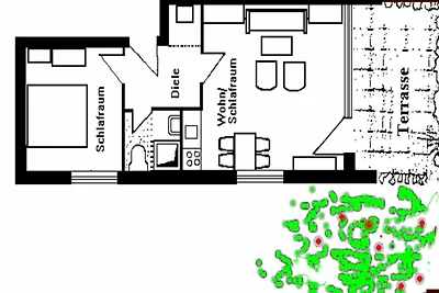 Ferienwohnung  " Meereswoge "