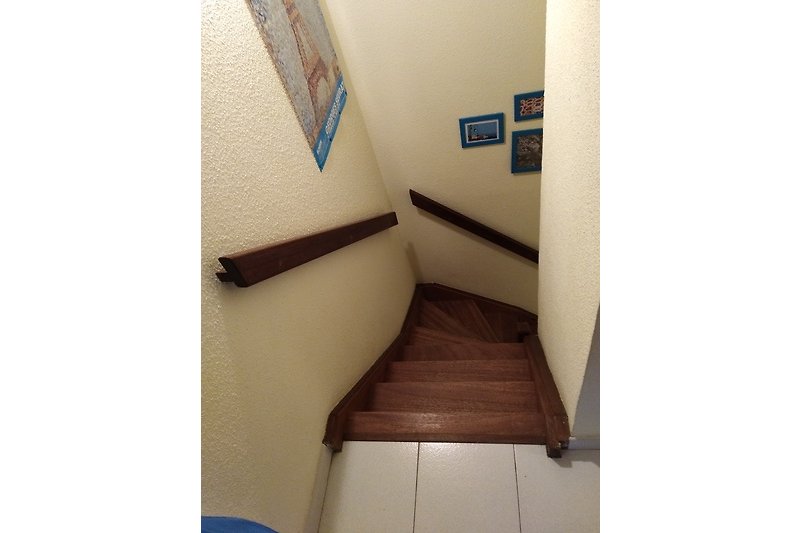 Treppe in das Dachgeschoß