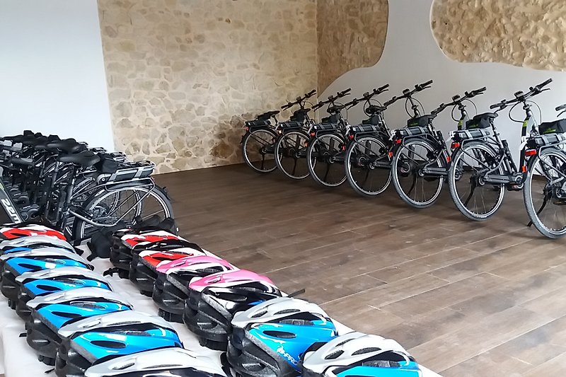 Sala para guardar bicicletas