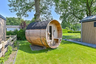 Luxuriöse Lodge für 4 Personen mit Sauna
