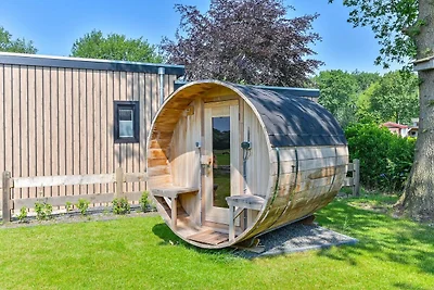 Luxuriöse Lodge für 4 Personen mit Sauna