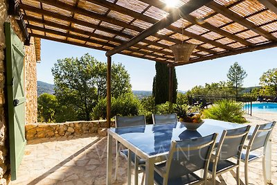 Charmantes Ferienhaus mit Pool und herrlichem Blick bei Draguignan