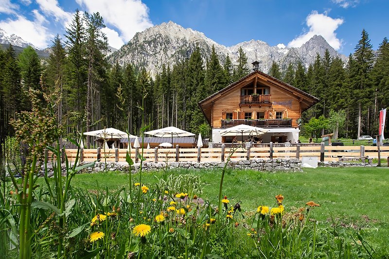 Natur pur - Enzianhütte in Antholz in Südtirol nahe am Antholzer See