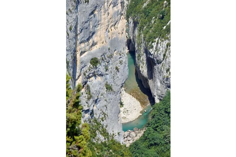 Der tiefste Canyon Europas (Le grand canyon du Verdon) mit traumhaften Wandermöglichkeiten..