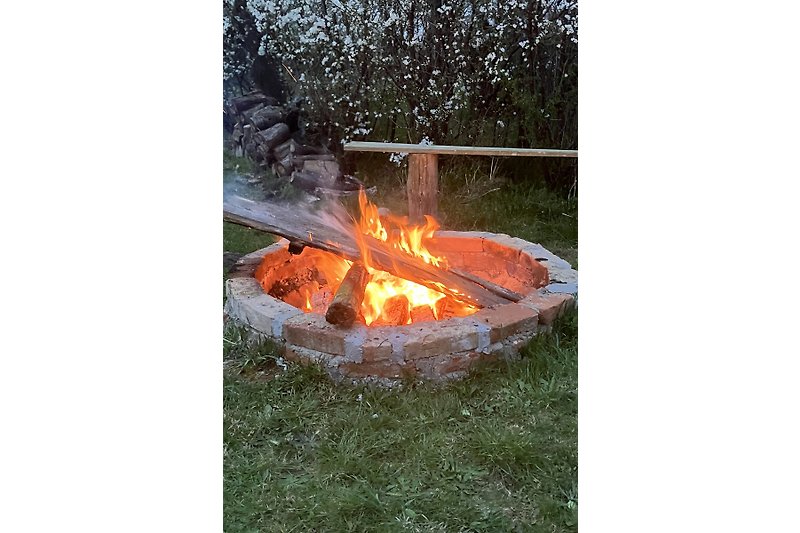 Feuerstelle im Garten