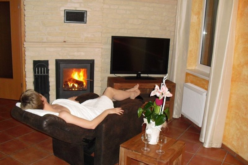 EG: Entspannung nach Sauna und Massage