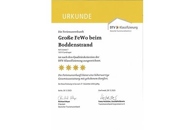 Neue 4* Ferienwohnung beim Boddenstrand