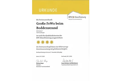 Neue 4* Ferienwohnung beim Boddenstrand