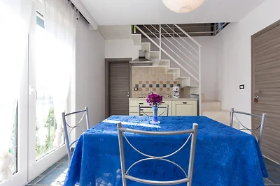 Blue apartment 70 m from beach