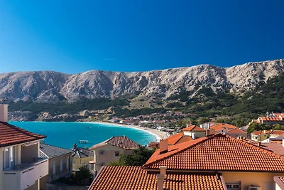 Blue apartment 70 m from beach