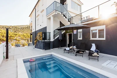 Beachfront Villa Marivi with Pool and Game Room