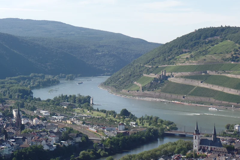 Bingen am Rhein-Nahe-Eck mit Mäuseturm