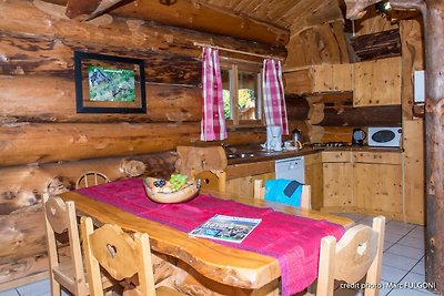 5. Superbe chalet rondins 4/6 p, 2 ch, 65m²,...