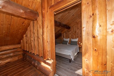 8. BA Magnifique chalet rondins 130m², 4ch,...