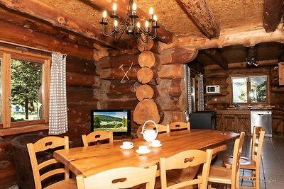 8. BA Magnifique chalet rondins 130m², 4ch,...