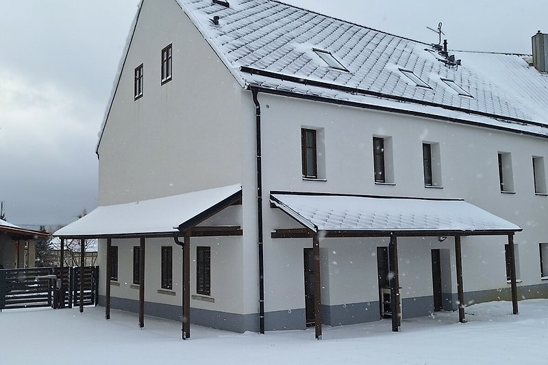 Ferienhaus Abertamy in Erzgebirge.