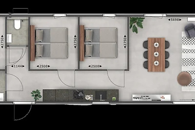 Hofvilla Amalia mit Sauna | 6 Pers.